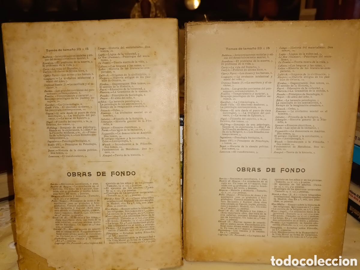 Libros antiguos: Fundamentos de Metaf&iacute;sica dos Tomos - Foto 2