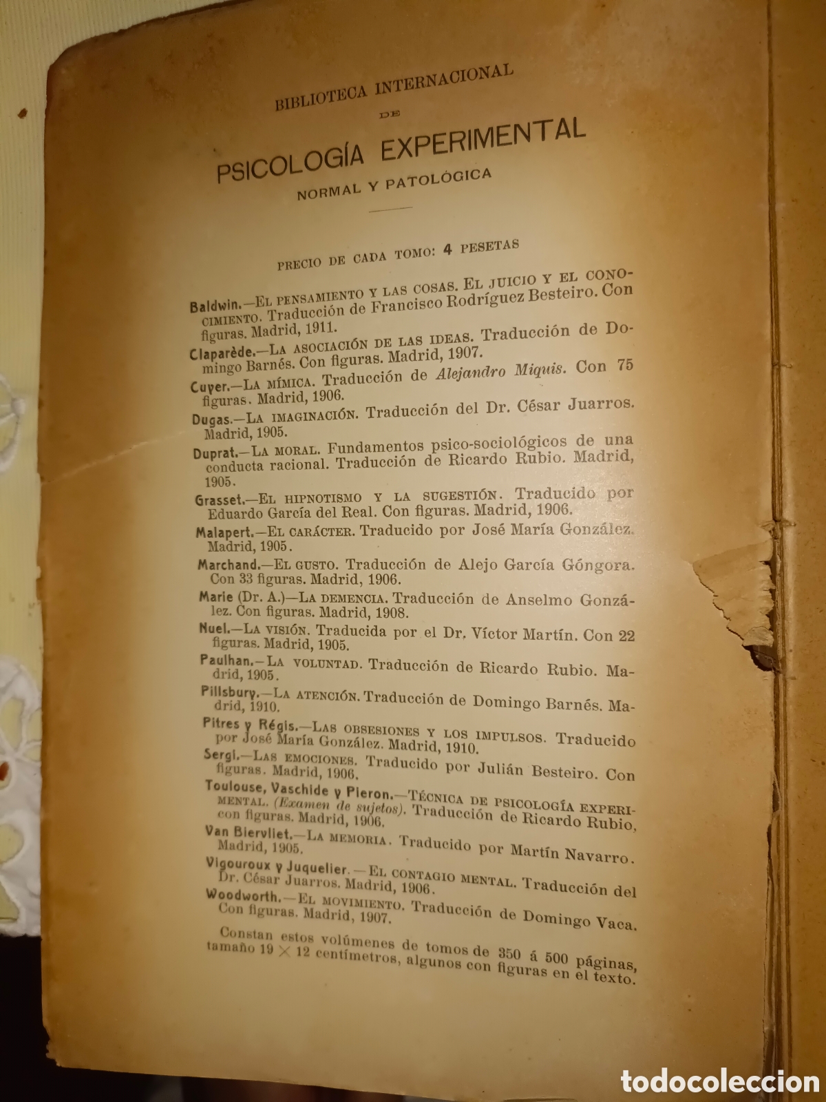 Libros antiguos: Fundamentos de Metaf&iacute;sica dos Tomos - Foto 3