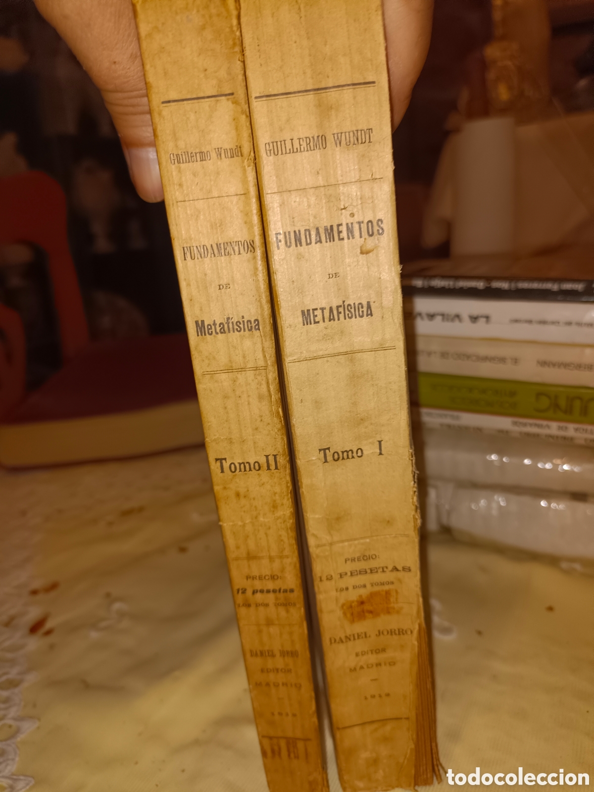 Libros antiguos: Fundamentos de Metaf&iacute;sica dos Tomos - Foto 5