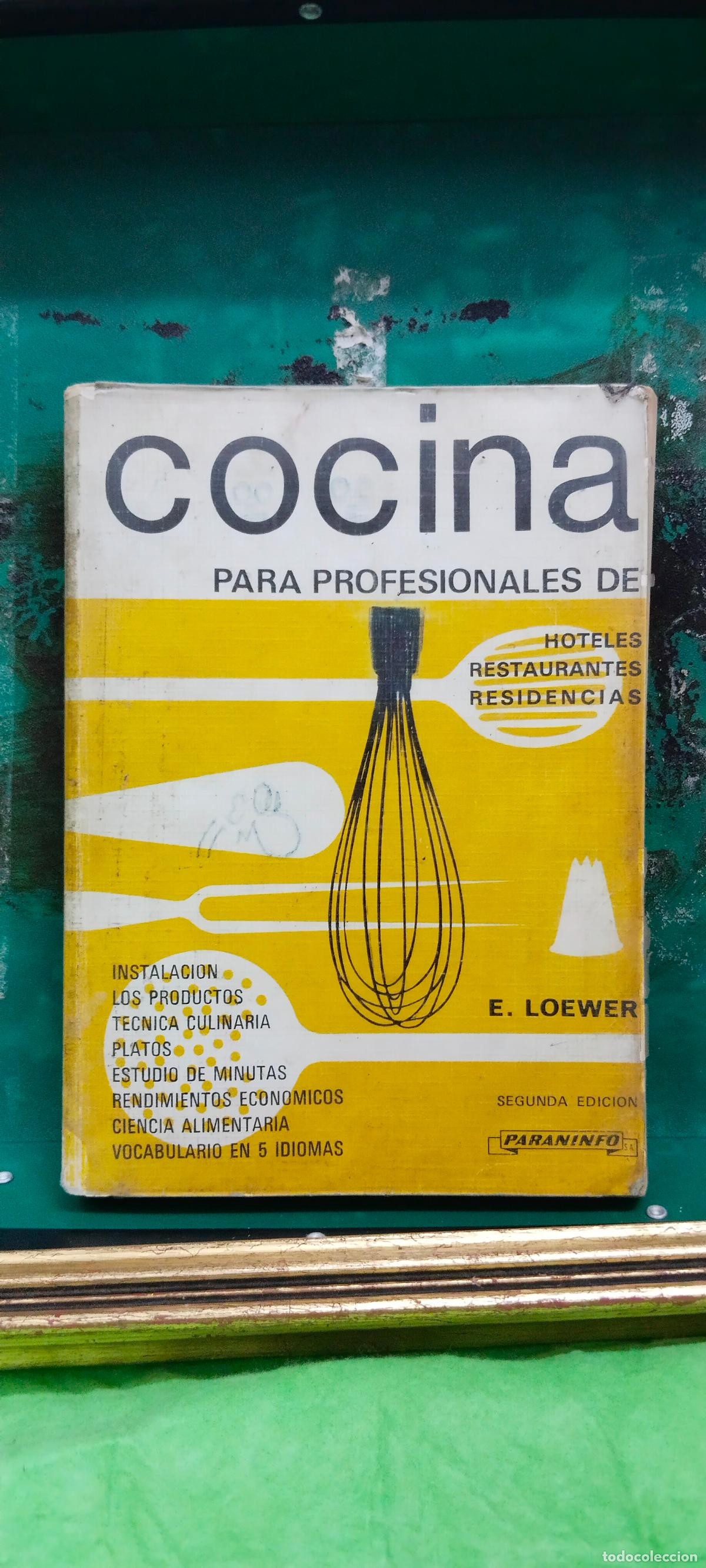 Libros antiguos: COCINA PARA PARA PROFESIONALES DE COCINA RESTAURANTES Y RESIDENCIAS