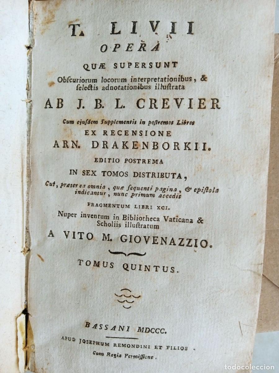 Libros antiguos: Libro antiguo Quae Supersunt &rdquo;las historias que sobreviven&rdquo; a&ntilde;o 1800