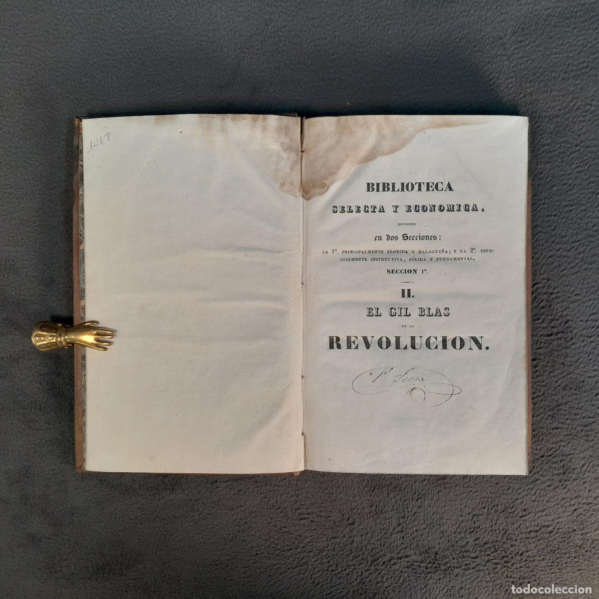 Antiquarische B&uuml;cher: L-5246. EL GIL BLAS DE LA REVOLUCI&Oacute;N. SECCI&Oacute;N 1.TOMO II.P.L.B.PICARD.1838