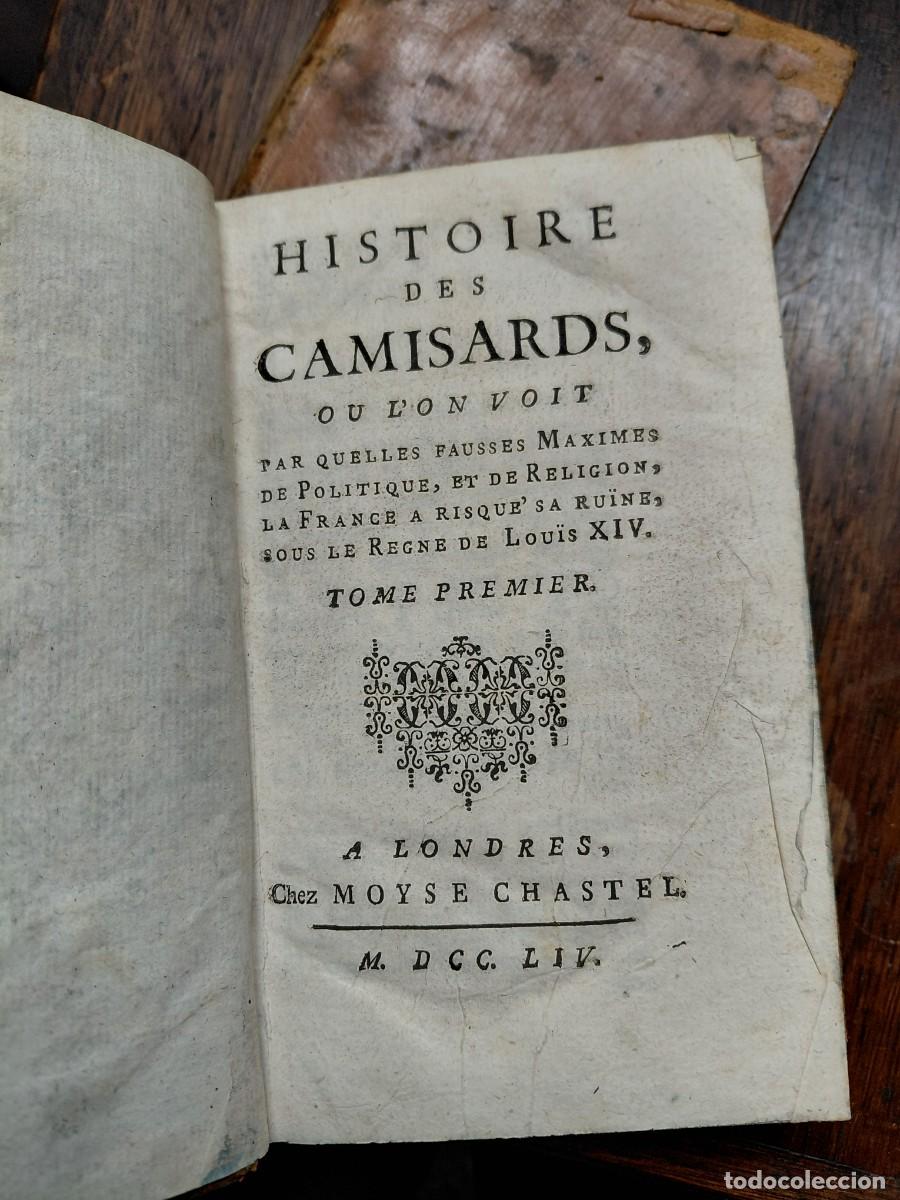 Libros antiguos: Histoire des Camisards - Foto 1