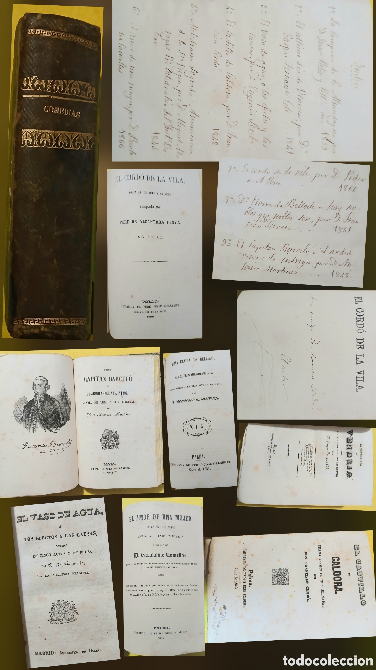 Libros antiguos: Comedias varias, siglo XIX - Foto 1