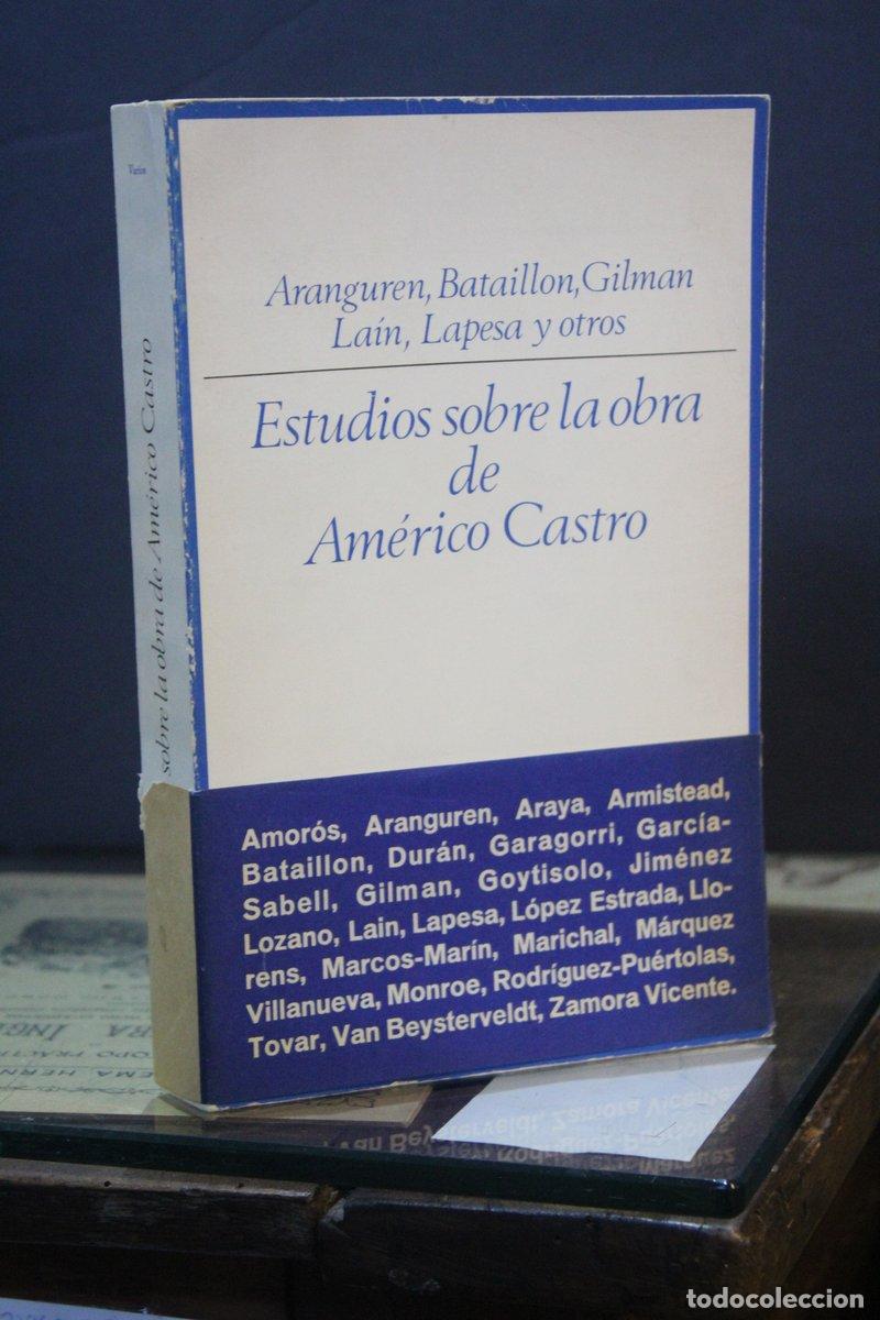 Antiquarische B&uuml;cher: Estudios sobre la obra de Am&eacute;rico Castro - Vv.aa.
