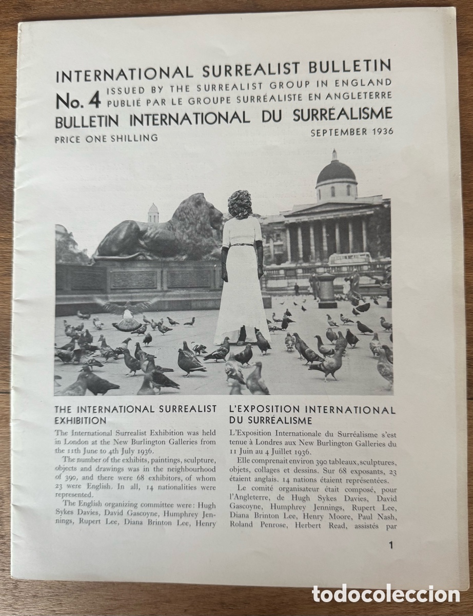 Libri antichi: International Surrealist Bulletin N. 4. Londres, septiembre de 1936