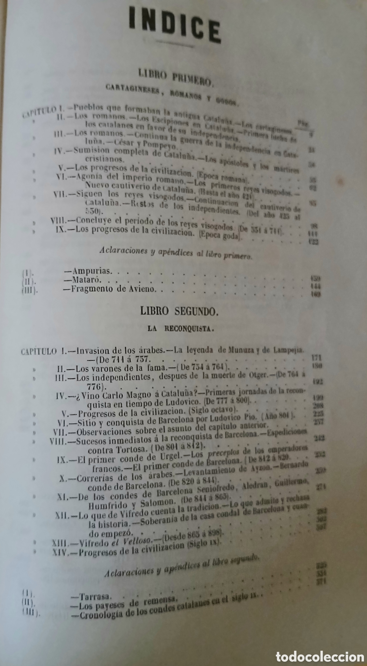 Libros antiguos: Historia de Catalu&ntilde;a y la Corona de Arag&oacute;n - Foto 8