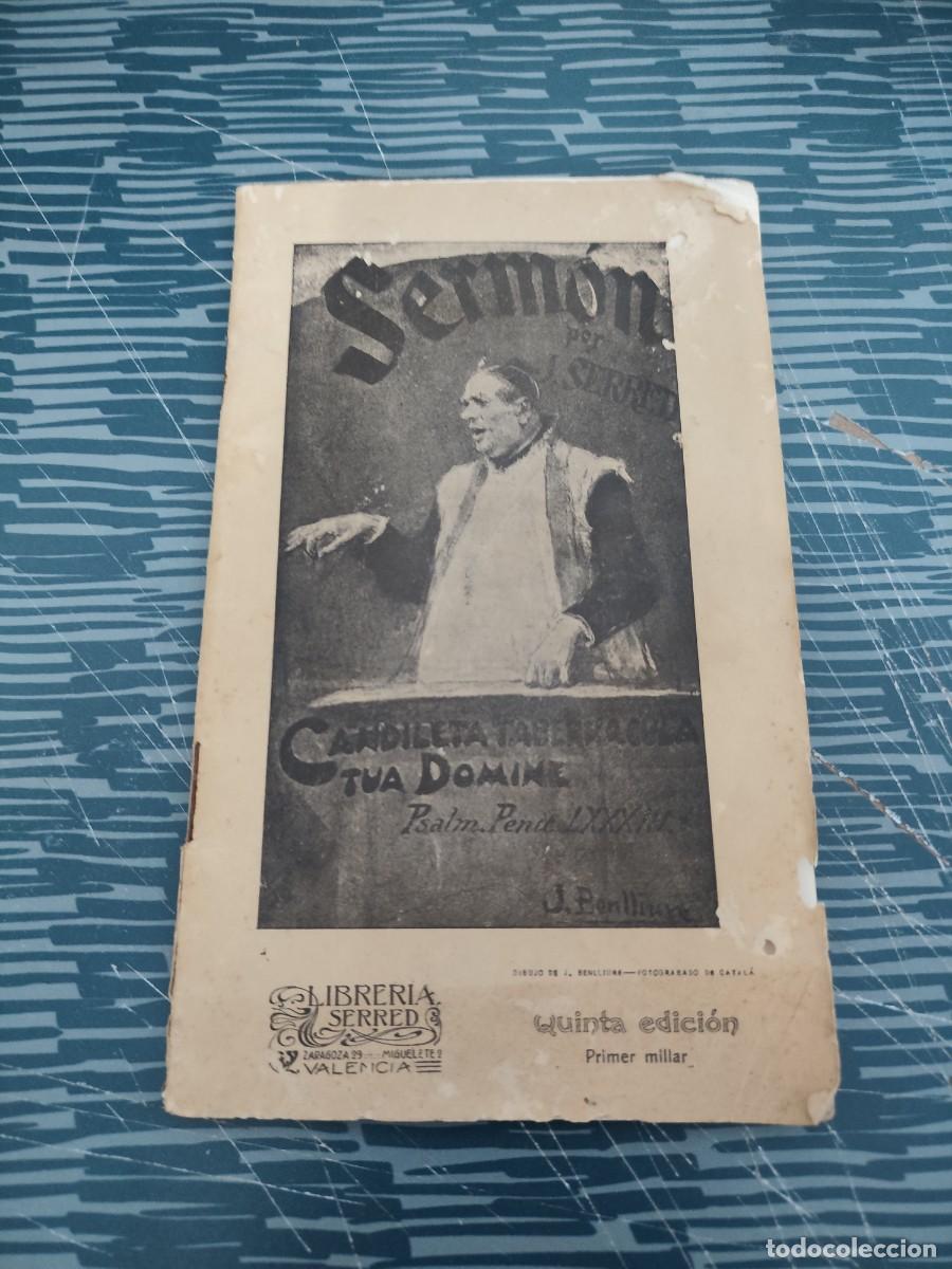 Libros antiguos: SERMON CON AVEMARIA PUESTO EN ROMANCE BILING&Uuml;E,JOSE SERRED MESTRE, VALENCIA,1908,32 PAGINAS.