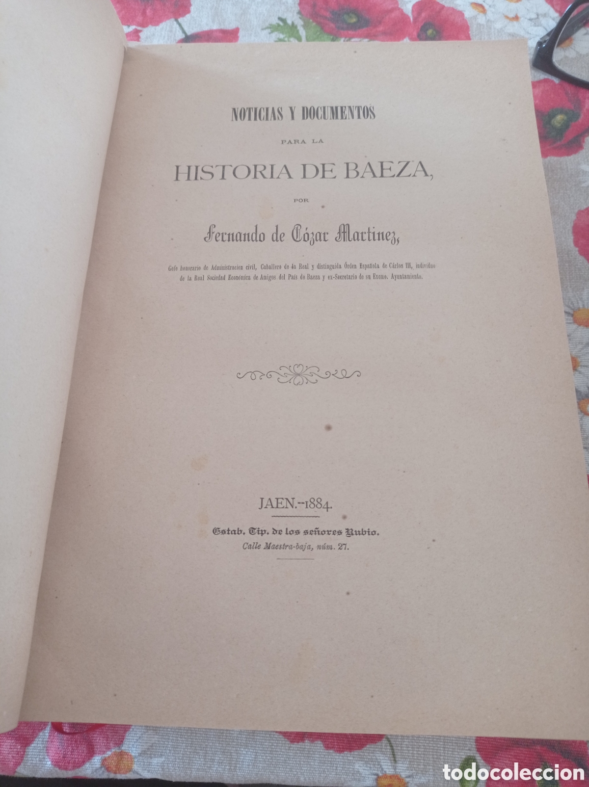 Libros antiguos: Noticias y documentos para historia de Baeza - Foto 3