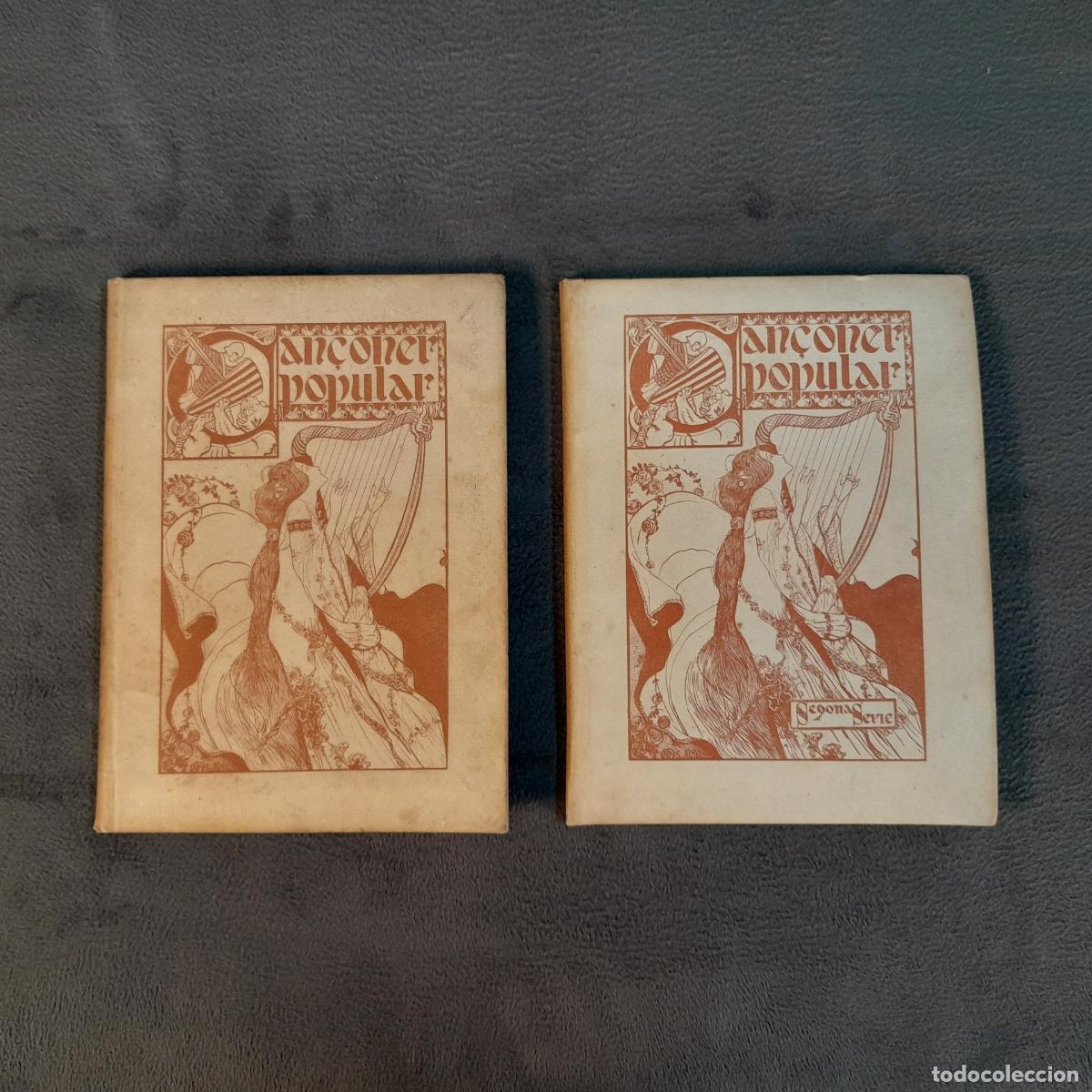 Old books: L-67. AURELI CAPMANY. CAN&Ccedil;ONER POPULAR (PRIMERA Y SEGUNDA SERIE). A&Ntilde;O 1903 -1907