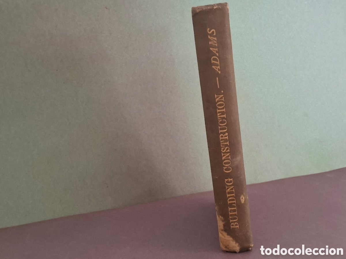 Libros antiguos: Building construction - Henry Adams -1894 - Foto 3
