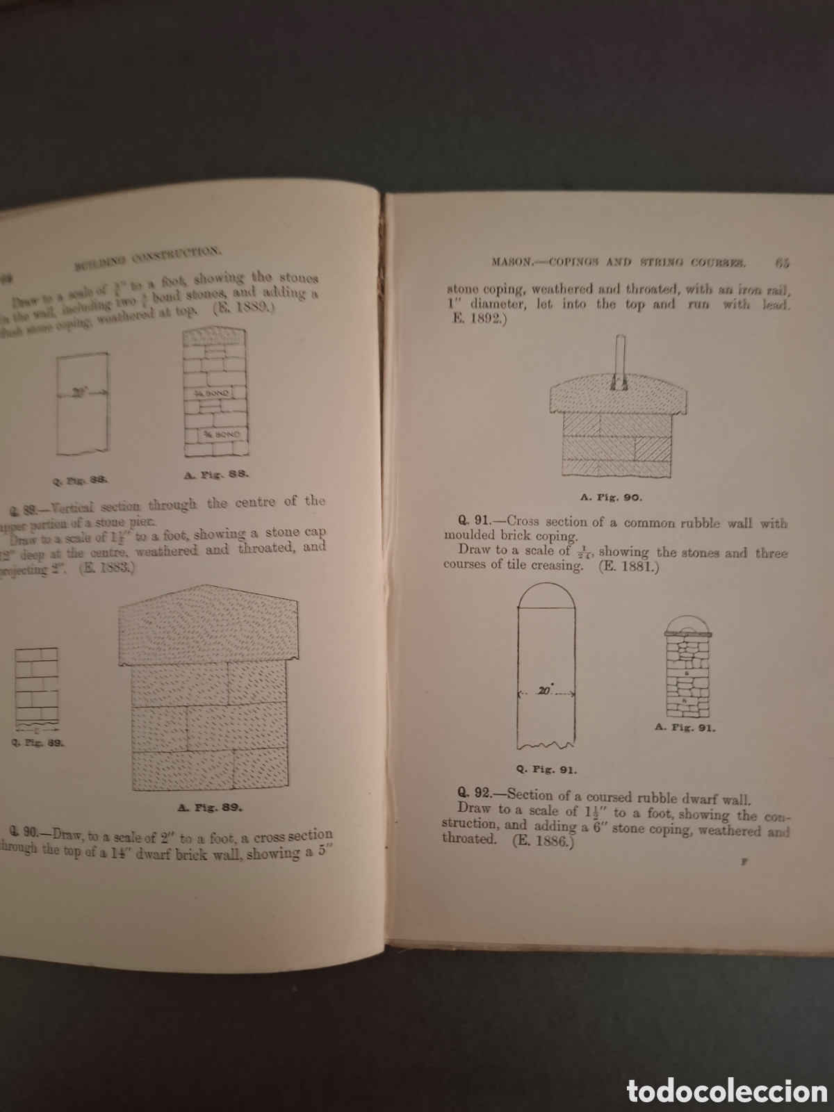 Libros antiguos: Building construction - Henry Adams -1894 - Foto 4