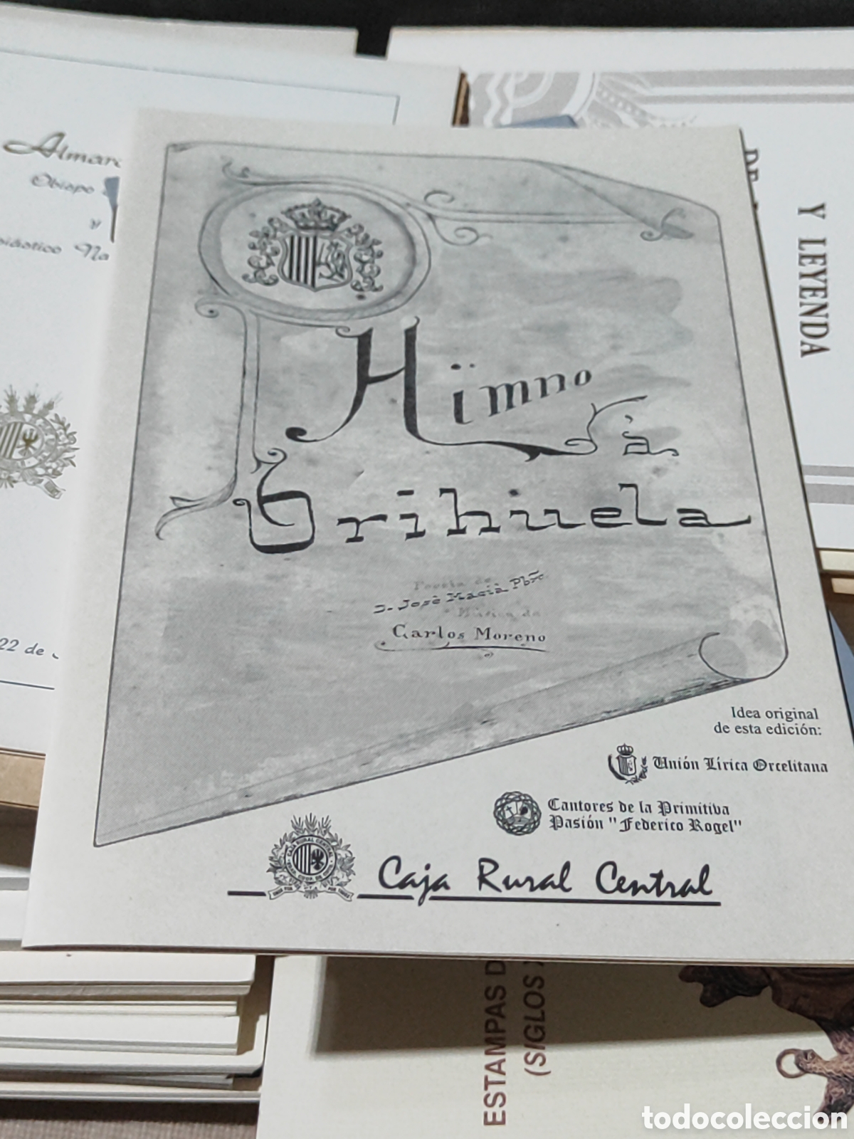 Libros antiguos: Himno de Orihuela obsequio de la caja rural central - Foto 1
