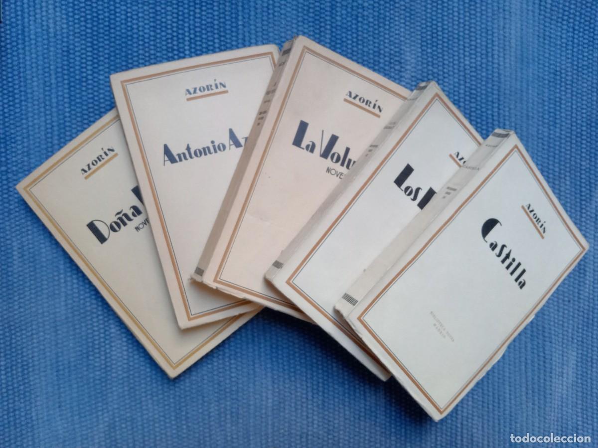 Libros antiguos: Lote de 5 libros de Azor&iacute;n