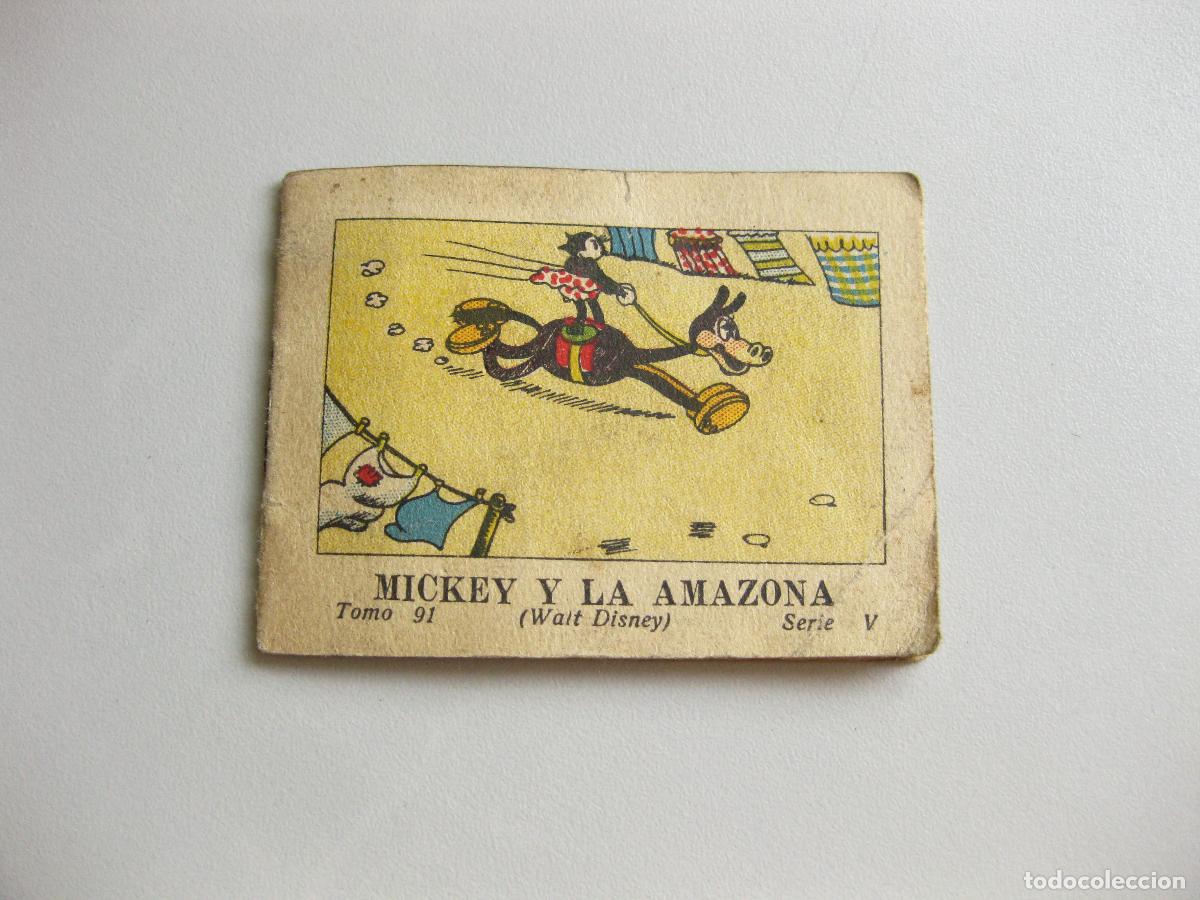 Libros antiguos: CUENTO DE MICKEY MOUSE Y LA AMAZONA. TOMO N&ordm; 91, SERIE V. EDITORIAL SATURNINO CALLEJA. WALT DISNEY