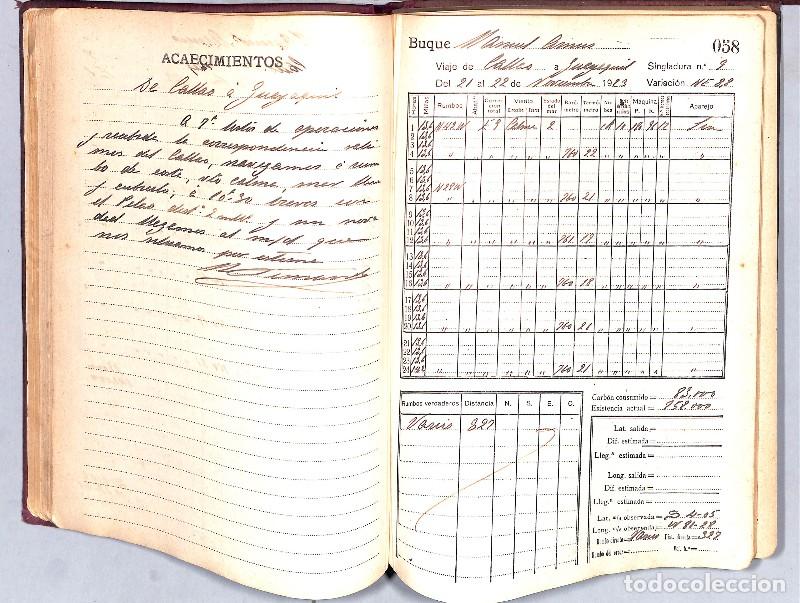 Libros antiguos: Diario de Navegaci&oacute;n - Jos&eacute; Garc&iacute;a de Paredes - Impr. Fidel Gir&oacute; - 1923, 1&ordf; ed - Barcelona - Capit&aacute;n