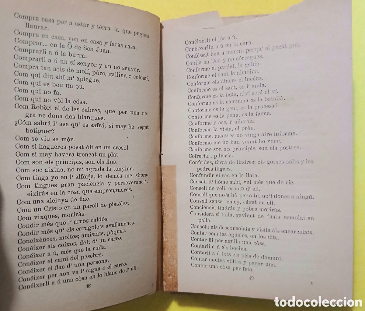 Libros antiguos: Refraner Catal&agrave;, Estanislau Alber&ograve;la - Foto 6