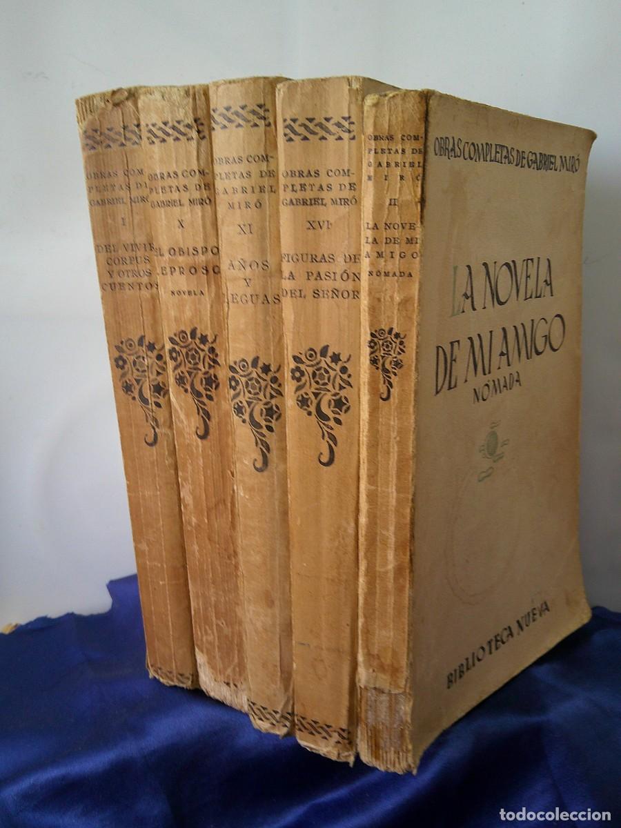Libros antiguos: &iexcl;&iexcl; BIBLIOTECA: &rdquo;GABRIEL MIRO&rdquo; Obras Completas. (A&ntilde;o-1927-28) 5. Libros. !! C-32.