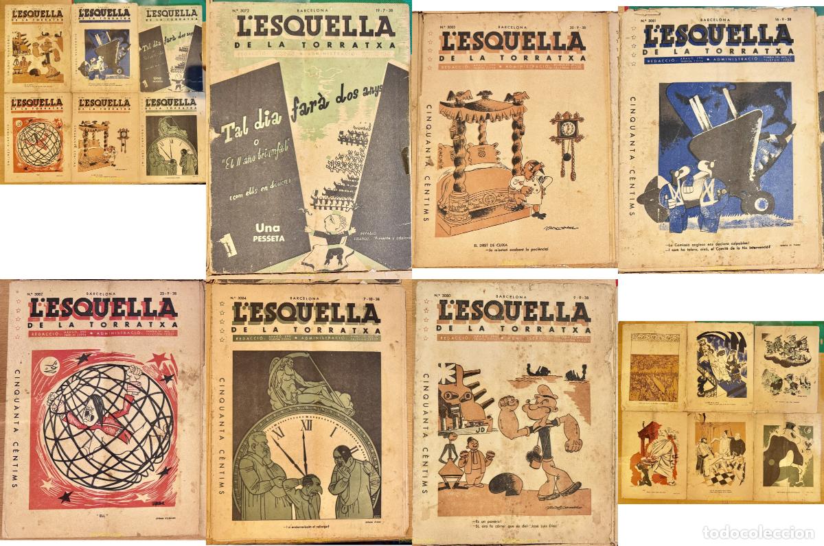 Libros antiguos: L'ESQUELLA DE LA TORRATXA N&ordm;3072, 3080, 3081, 3082, 3083, 3084