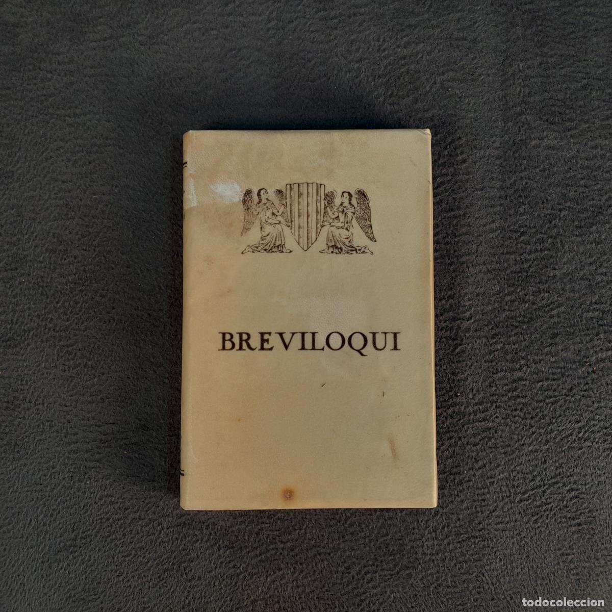 Libri antichi: TP-35. BREVILOQUI. JOAN DE GALLES. 1930