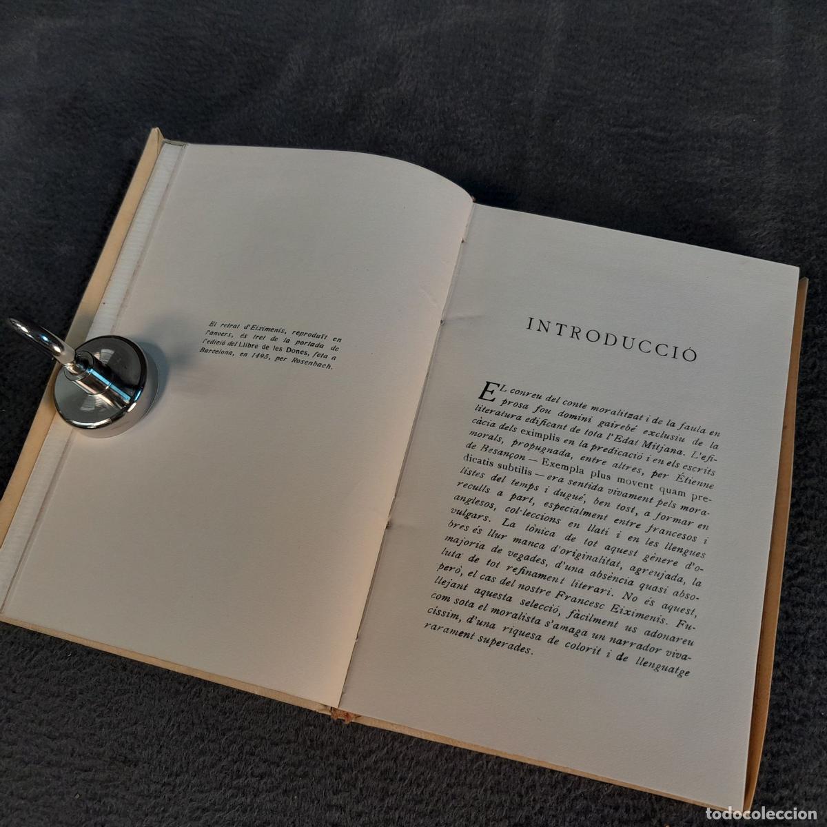 Libros antiguos: TP-39. CONTES I FAULES. FRANCESC EIXIMENIS. 1925 - Foto 3