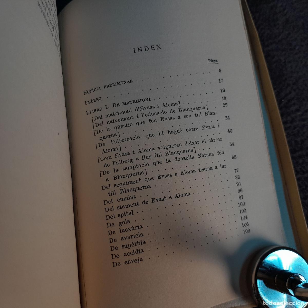 Libros antiguos: TP-40. LIBRE DE EVAST E BLANQUERNA. VOL I. RAMON LLULL. 1935. - Foto 6