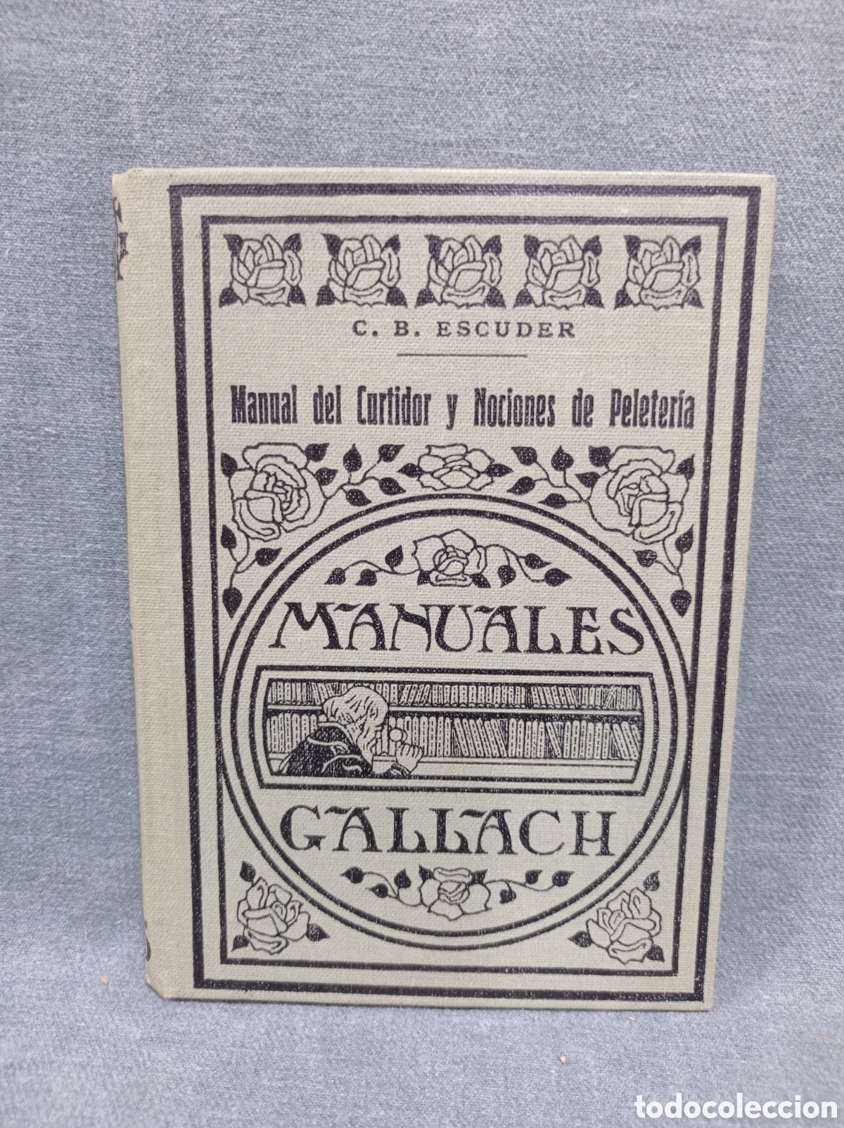 Libros antiguos: MANUAL DEL CURTIDOR Y NOCIONES DE PELETER&Iacute;A - C. B. ESCUDER - 1935 - MANUALES GALLACH N&ordm; 75