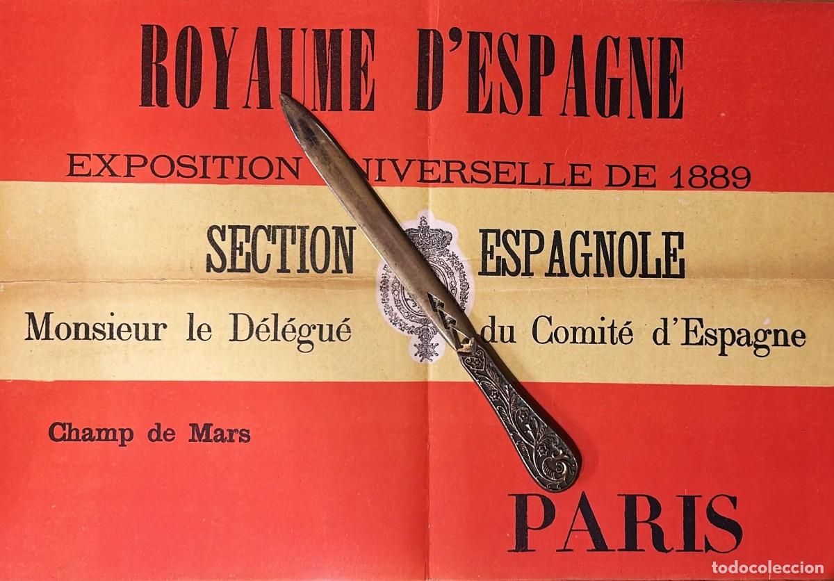 Libros antiguos: Documentos hist&oacute;ricos del pabell&oacute;n espa&ntilde;ol en la Exposici&oacute;n Universal Par&iacute;s 1889.