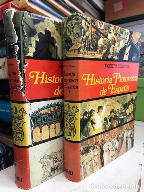 Libros antiguos: HISTORIA PINTORESCA DE ESPA&Ntilde;A. ROBERT COURAU. 2 TOMOS - Foto 1