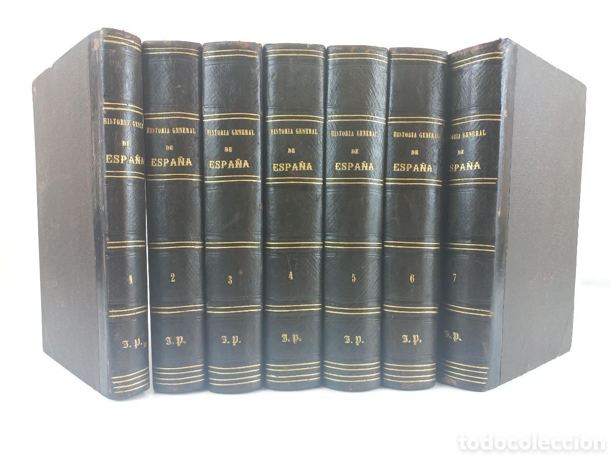 Libros antiguos: Historia General de Espa&ntilde;a. Victor Gebhardt. Plus Ultra y San Mart&iacute;n. Ilustrado. Completo.
