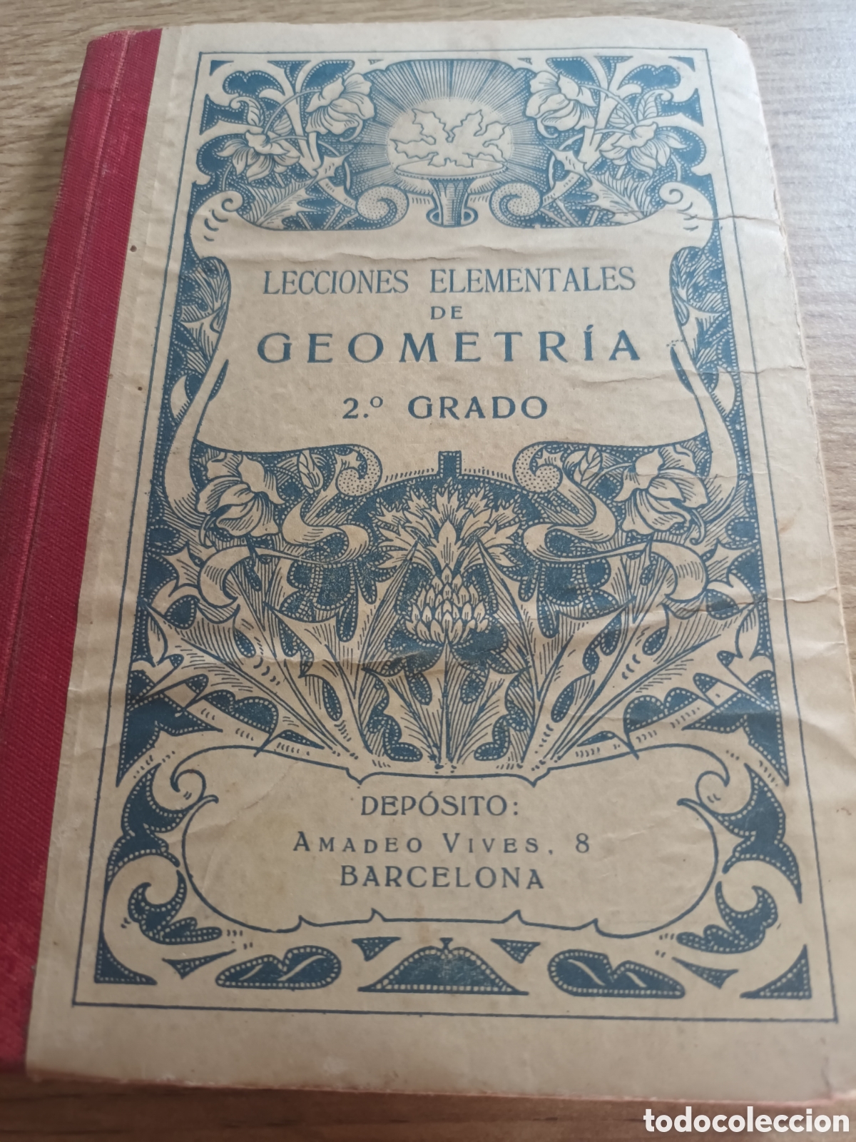 Libros antiguos: ANTIGUO LIBRO DE 1933 LECCIONES ELEMENTALES DE GEOMETR&Iacute;A 2&deg; GRADO