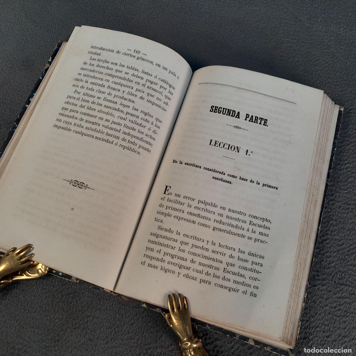 Libros antiguos: TP-41. PROGRAMA DE LA TEOR&Iacute;A DE LA ESCRITURA. A&Ntilde;O 1866 - Foto 3