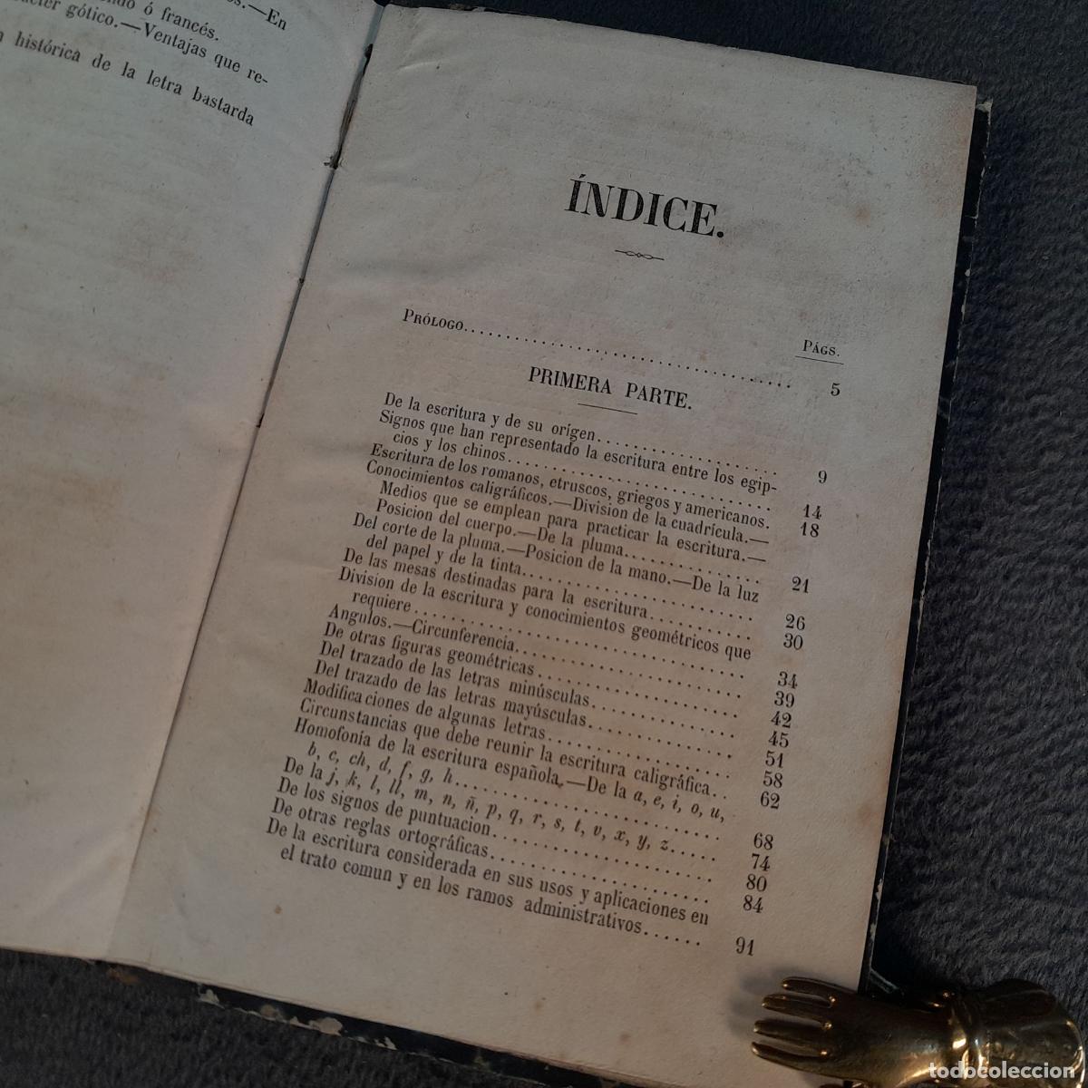 Libros antiguos: TP-41. PROGRAMA DE LA TEOR&Iacute;A DE LA ESCRITURA. A&Ntilde;O 1866 - Foto 4
