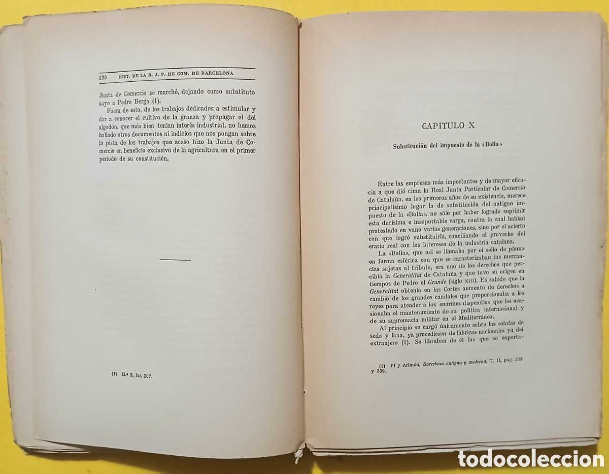 Libros antiguos: HISTORIA DE LA REAL JUNTA PARTICULAR DE COMERCIO DE BARCELONA (1758 a 1847) - Foto 9