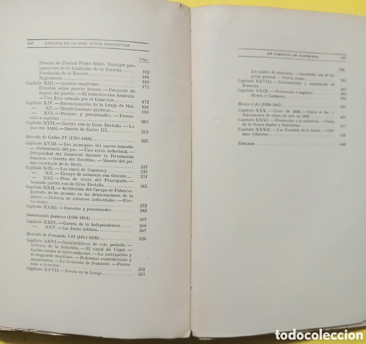 Libros antiguos: HISTORIA DE LA REAL JUNTA PARTICULAR DE COMERCIO DE BARCELONA (1758 a 1847) - Foto 16