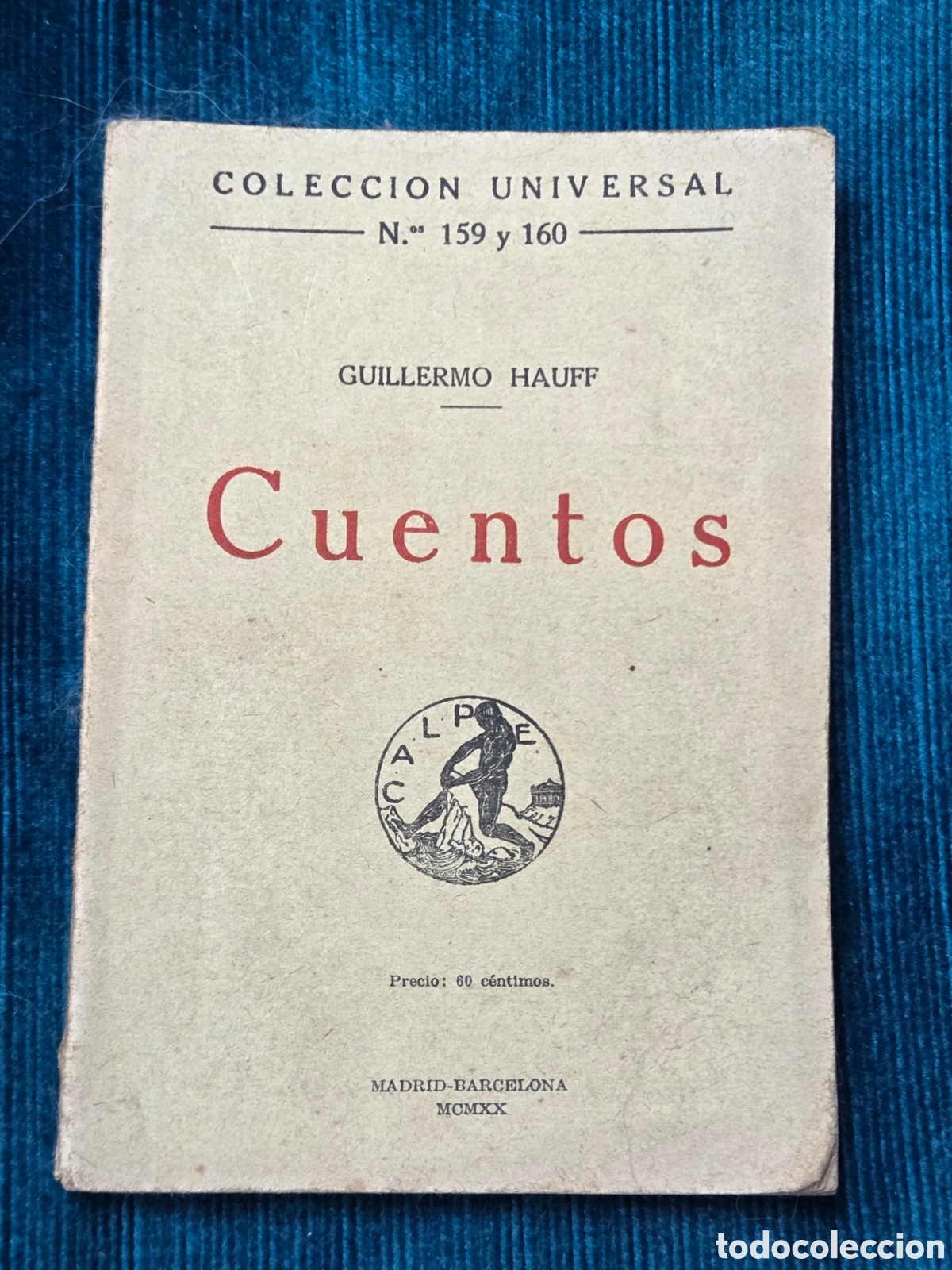 Libros antiguos: Hauff Guillermo CUENTOS 1920