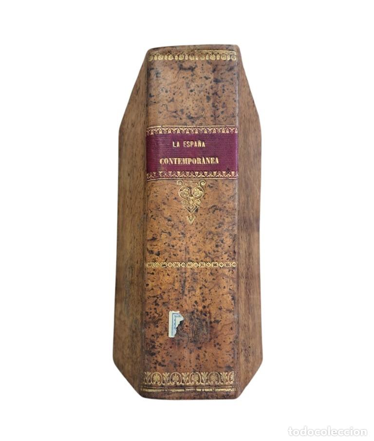 Livres anciens: Garrido, Fdo.- LA ESPA&Ntilde;A CONTEMPOR&Aacute;NEA. SUS PROGRESOS MORALES Y MATERIALES EN EL SIGLO XX (I-II)1867