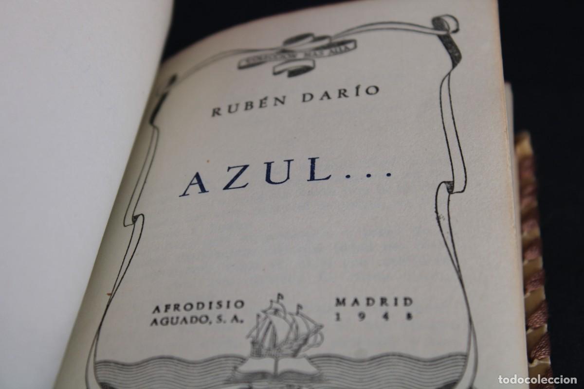 Libros antiguos: AZUL / RUBEN DARIO / 1945 - Foto 6