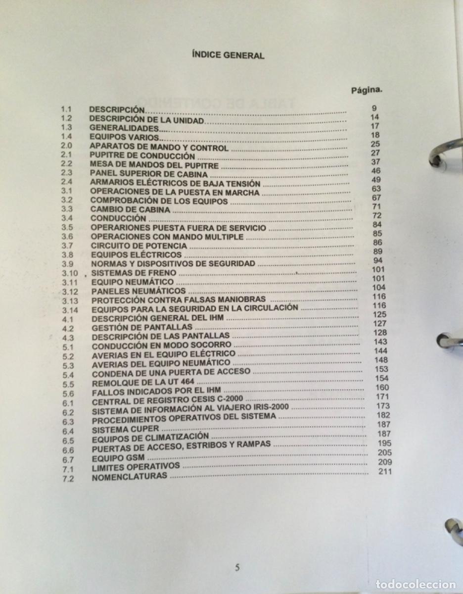 Libros antiguos: RENFE MANUAL DE FORMACI&Oacute;N MAQUINISTA CIVIA - Foto 2