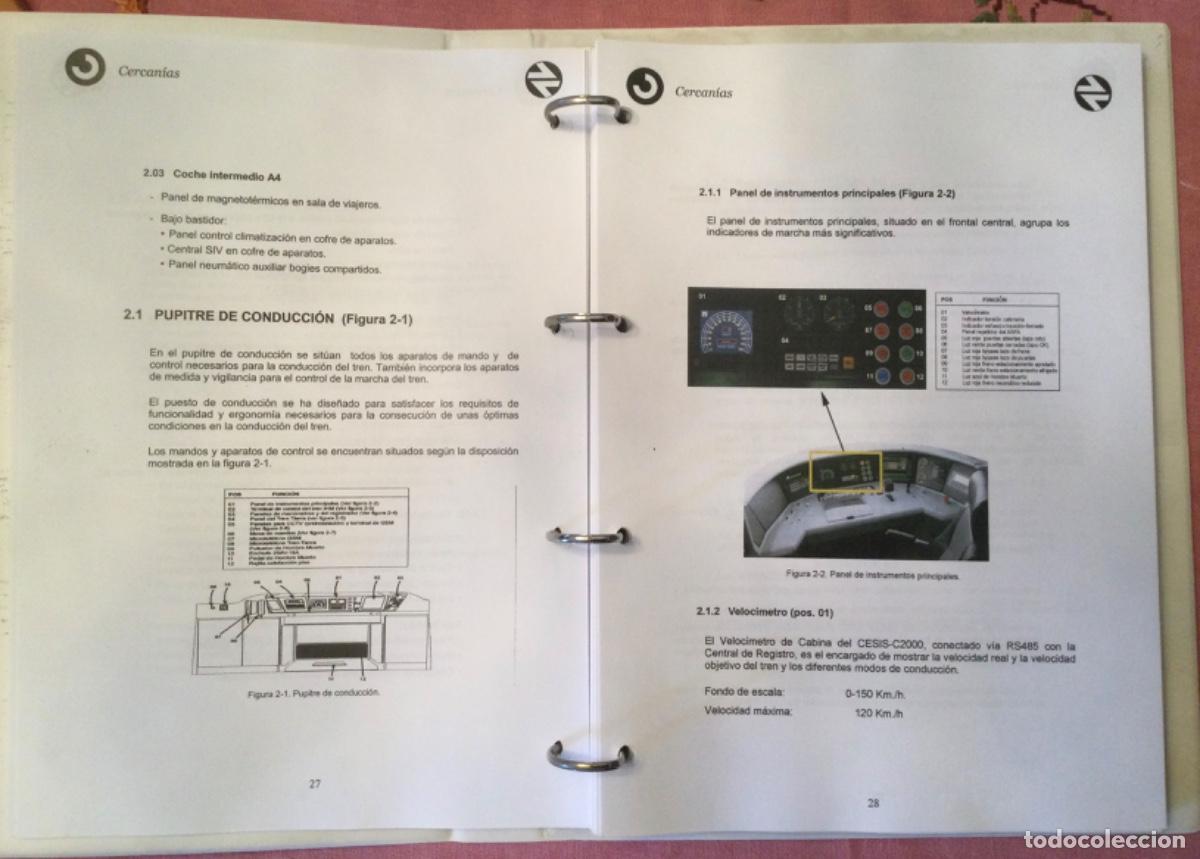 Libros antiguos: RENFE MANUAL DE FORMACI&Oacute;N MAQUINISTA CIVIA - Foto 4