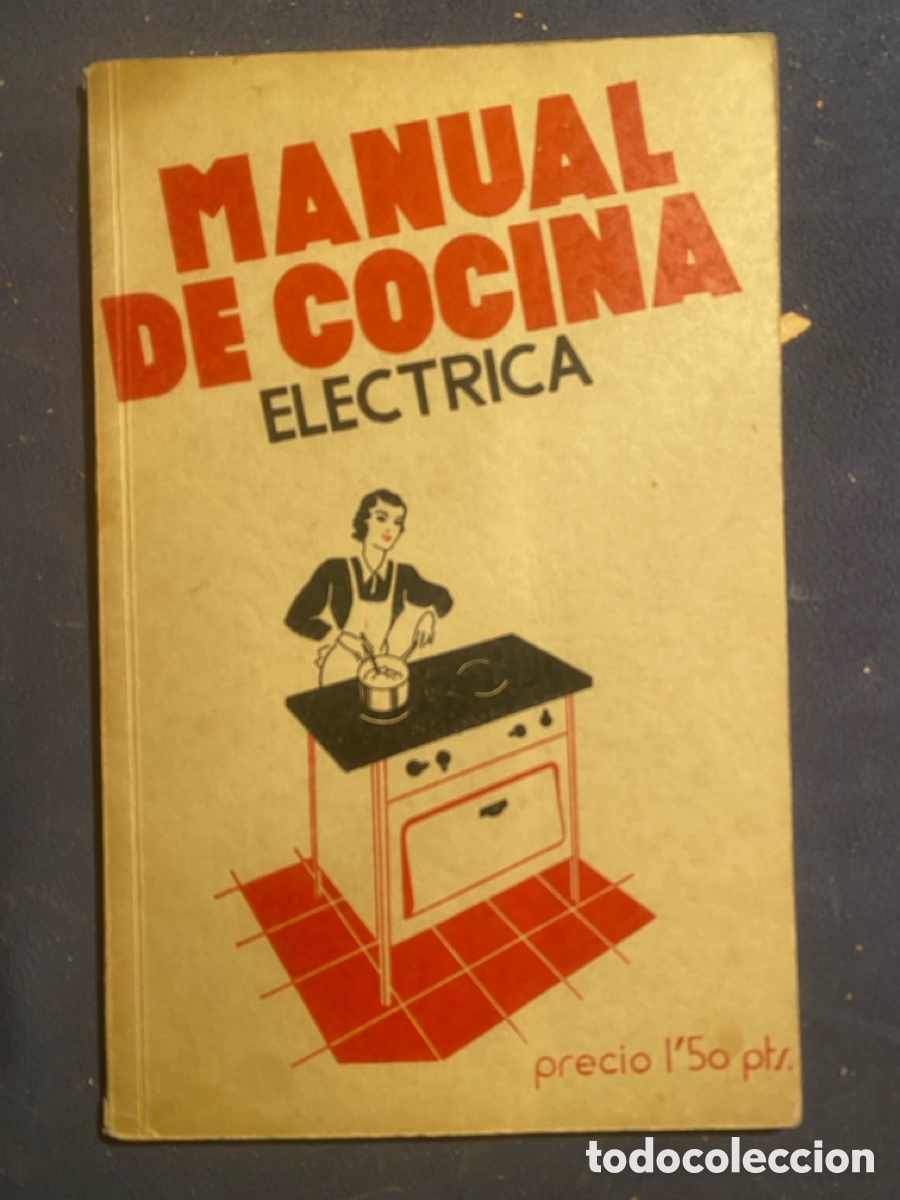 Libros antiguos: A.F.E.: - MANUAL DE COCINA ELECTRICA - (S.A.)