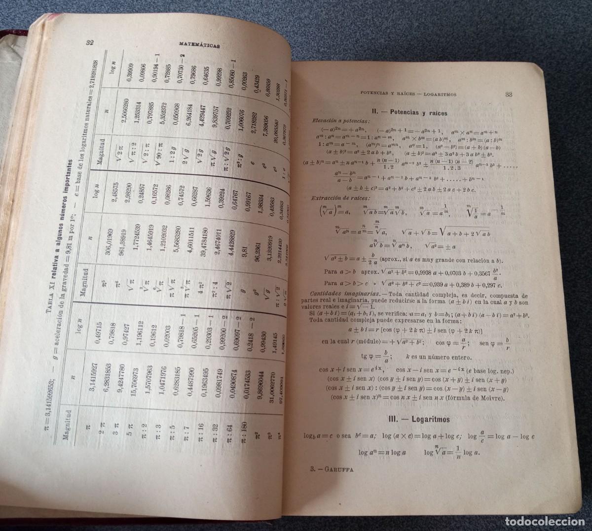 Libros antiguos: Formulario Del Ingeniero Egidio Garuffa - Foto 7