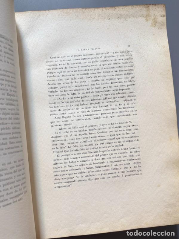Libros antiguos: Los meses (dedicatoria de Ma&ntilde;&eacute; y Flaquer) - Imprenta de Henrich y Comp., 1889 - Foto 4