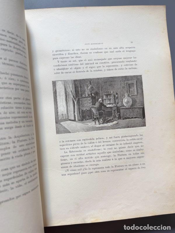 Libros antiguos: Los meses (dedicatoria de Ma&ntilde;&eacute; y Flaquer) - Imprenta de Henrich y Comp., 1889 - Foto 6