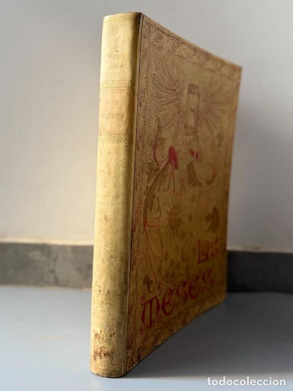 Libros antiguos: Los meses (dedicatoria de Ma&ntilde;&eacute; y Flaquer) - Imprenta de Henrich y Comp., 1889 - Foto 12