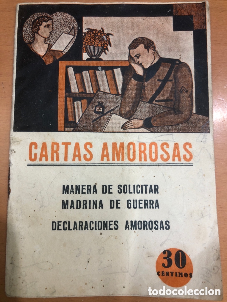 Libros antiguos: Cartas amorosas (f.j.r)