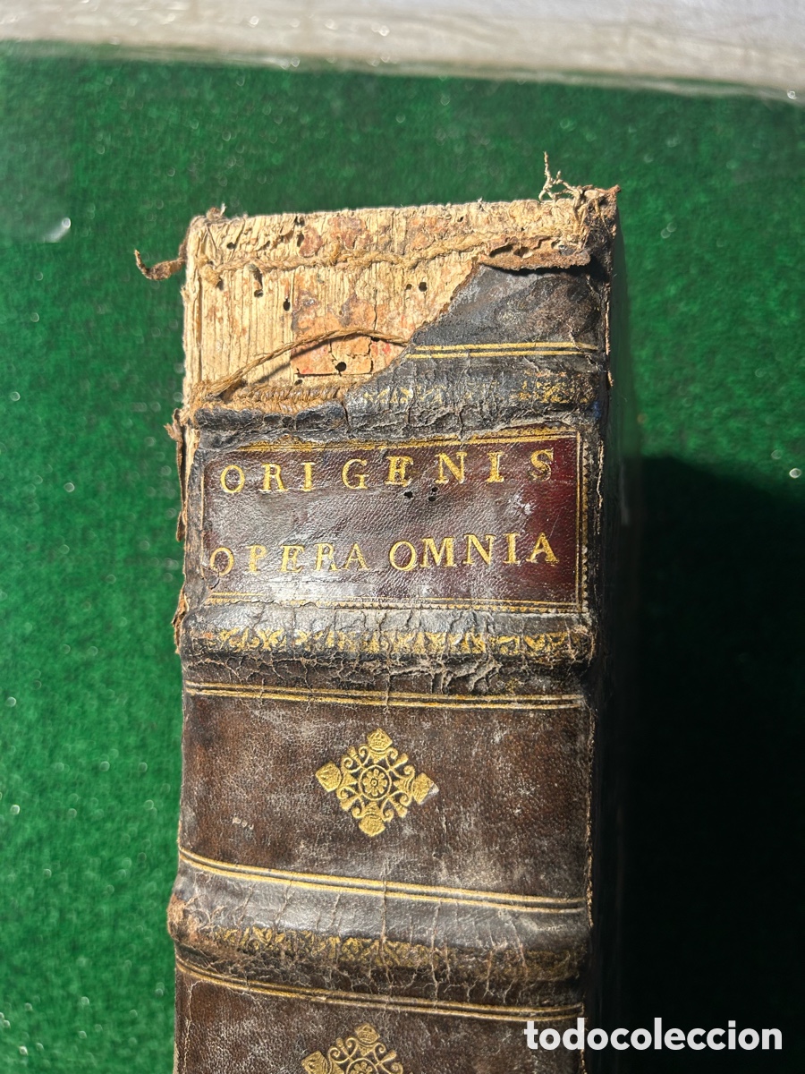 Libros antiguos: ORIGENIS OPERA OMNIA - GILBERTO GENEBRARDO-1604-A1 - Foto 2