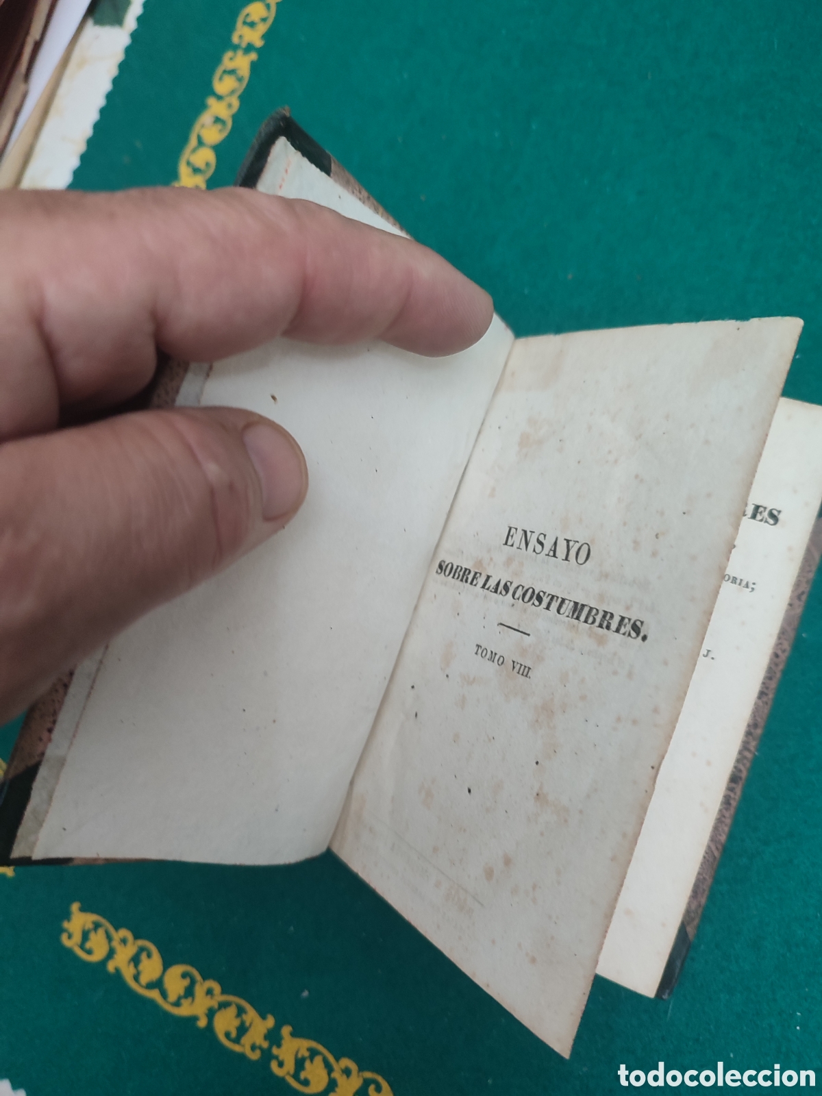 Libros antiguos: Libro ensayo de las costumbres Voltaire 1827 Paris - Foto 2