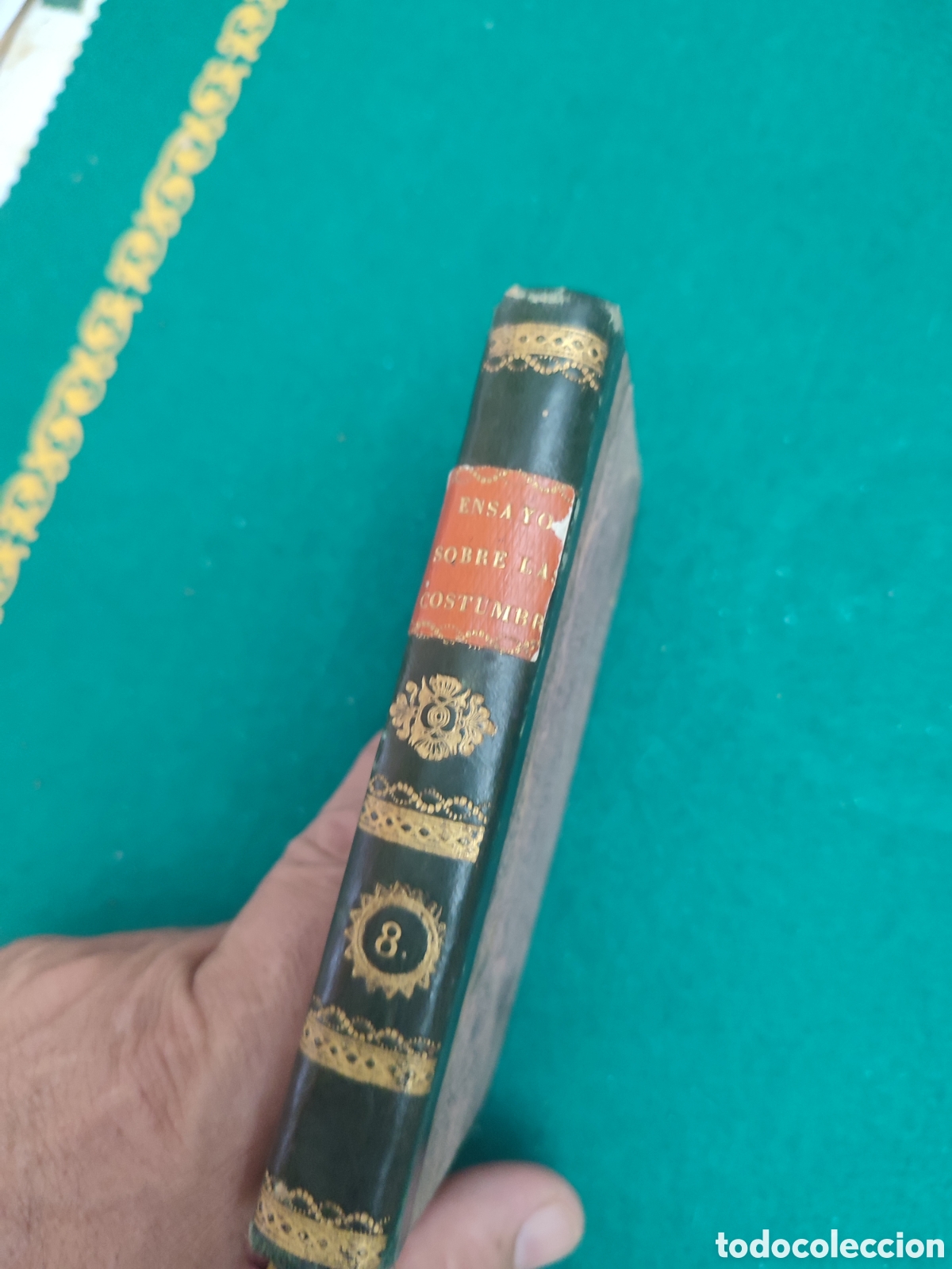Libros antiguos: Libro ensayo de las costumbres Voltaire 1827 Paris