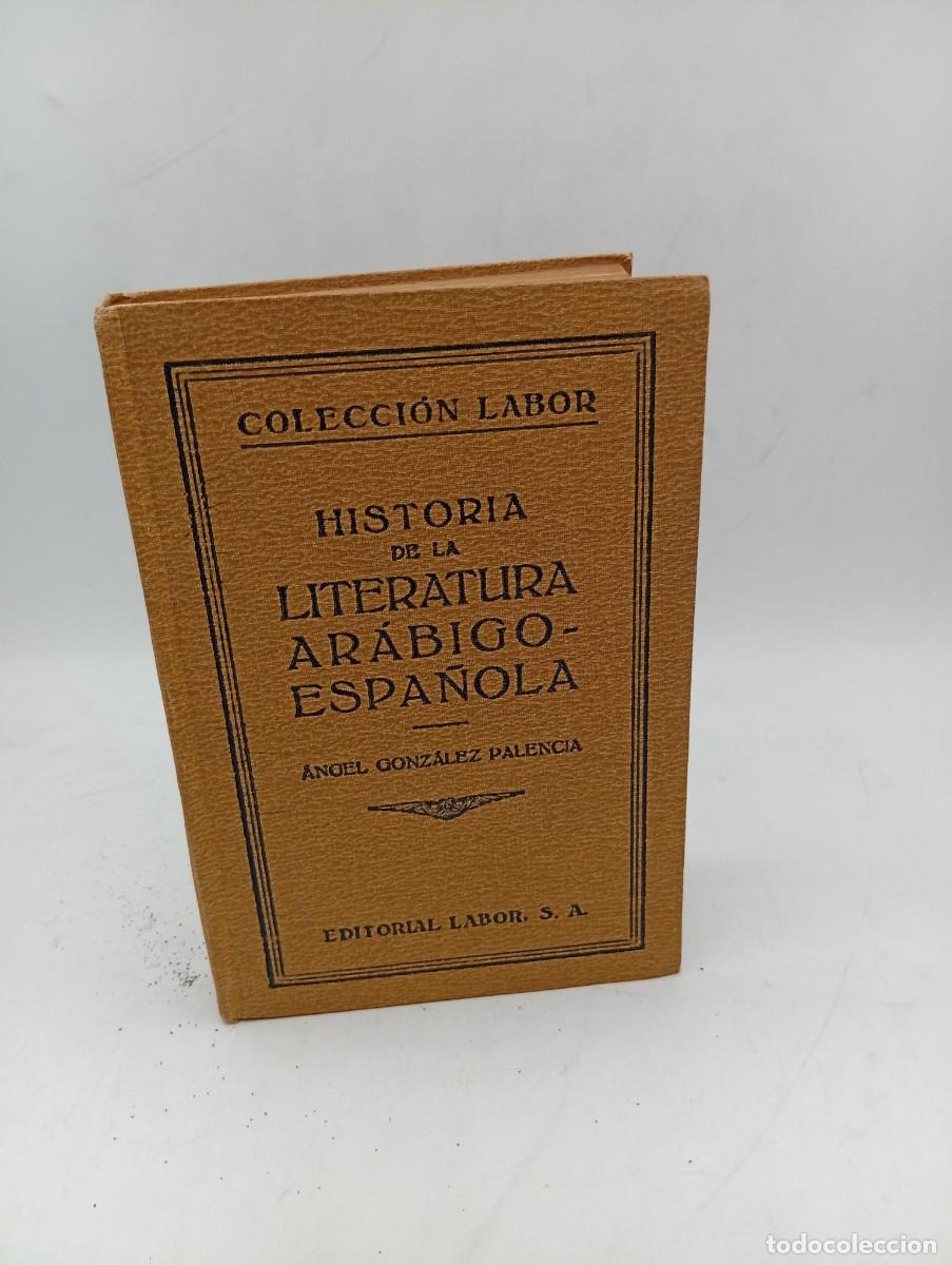 Libros antiguos: HISTORIA DE LA LITERATURA ARABIGO-ESPA&Ntilde;OLA. ANGEL GONZALEZ PALENCIA. ED. LABOR. 1928. PAGS : 356.
